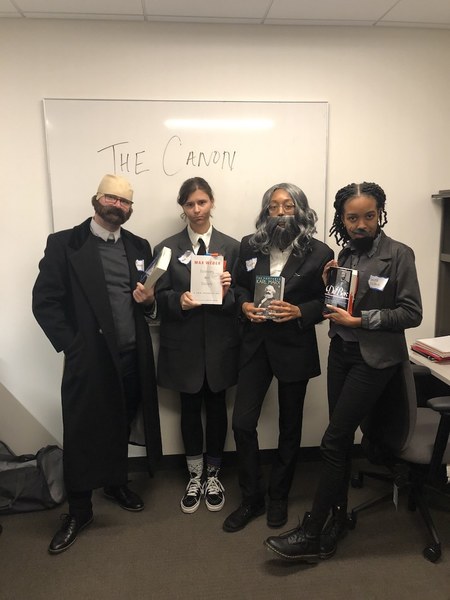 Students Dressed As Sociology Theorists